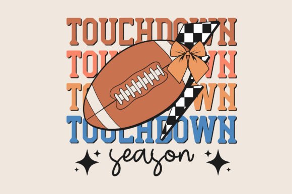American Football Retro SVG Sublimation