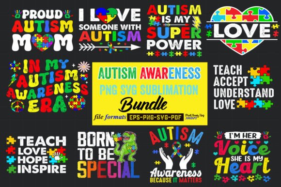 Autism Awareness Quotes SVG Design: Graphics and Crafts