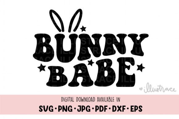 Bunny Babe Svg, Easter Graphics