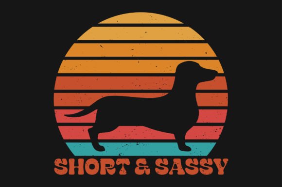 Dachshund Dog SVG Sublimation T-shirt