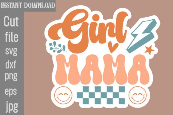 Girl Mama SVG Cut File: Graphics for Crafts