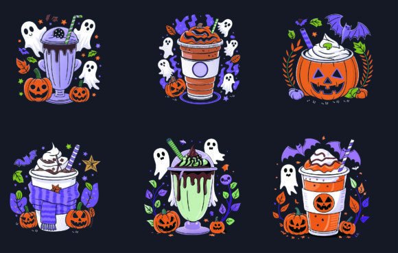 Happy Halloween Sticker: Graphics for Crafts