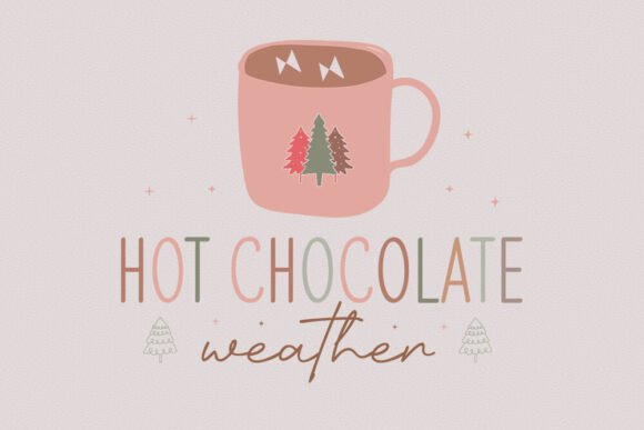 Hot Chocolate Weather - Retro SVG