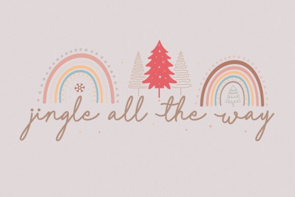 Jingle All the Way - Retro SVG