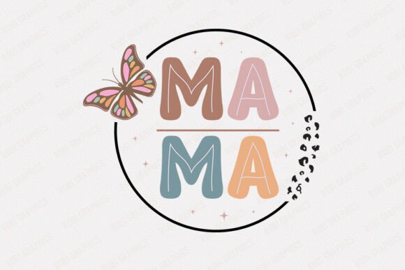 Mama - Retro SVG: Graphics with a Handmade Vibe