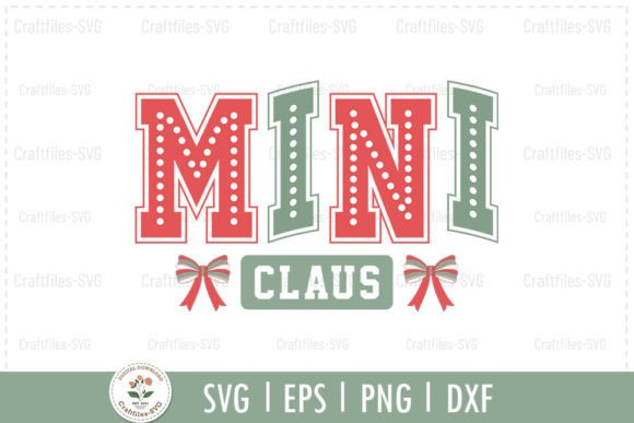 Mini Claus - Christmas SVG: Graphics for Crafts
