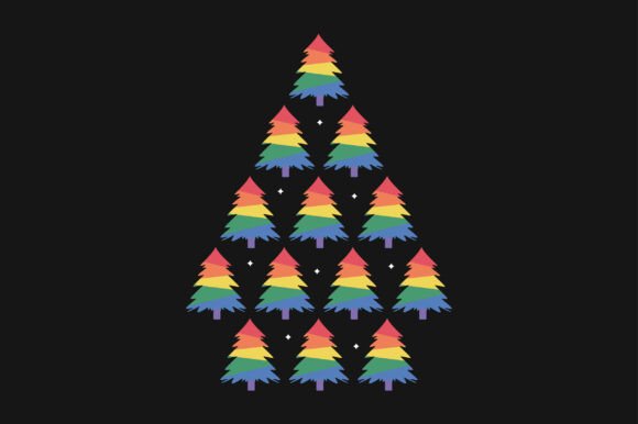 Pride Gay Christmas SVG Sublimation Graphics