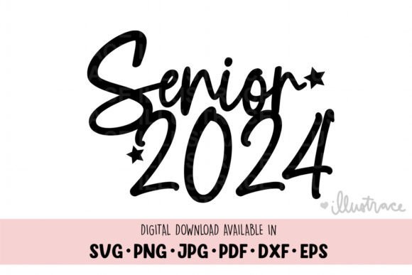 Senior 2024 Png, Graduation Svg