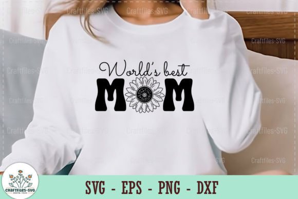 World's Best Mom - Retro SVG